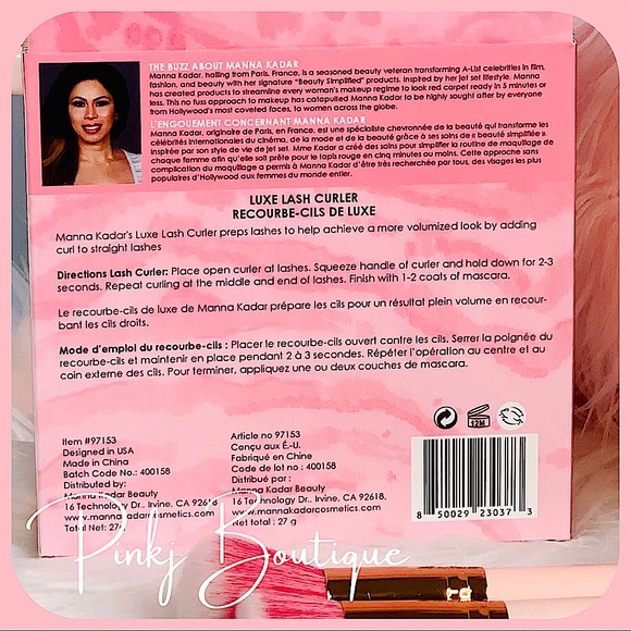 💗💋{Manna Kadar} Beauty Lash Curler | Mascara Volumizing+Lengthening Set! - Picture 5 of 7